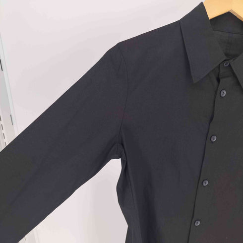 ヨウジヤマモト Yohji Yamamoto collections 25SS 100/-KHADI BACKSIDE FLARED SLIM B 100/-カディ バックサイドフレア スリム B シャツ ユニセックス レディース JPN:1